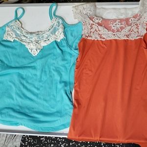2 crochet tops